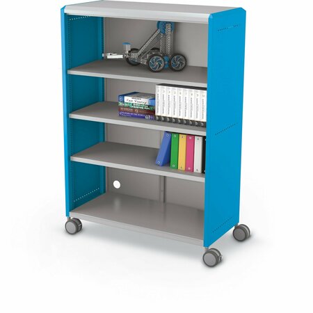 Mooreco Compass Cabinet Grande With Shelves Blue  60.6in H x 42in W x 19.2in D D3A1E1D1X0